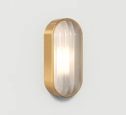 Applique*Astro Applique murale, Montreal Oval Coastal, , IP44, L12,5cm, H27,5cm - laiton brossé PVD
