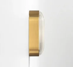 Applique*Astro Applique murale, Montreal Oval Coastal, , IP44, L12,5cm, H27,5cm - laiton brossé PVD