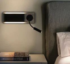 Applique*Faro Applique murale, MOOD, , L13cm, H37cm - noir