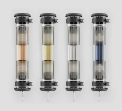 Applique*Sammode Applique murale, MUSSET GR COAL, 2700K, pétrole, LED, L52cm, H10cm - noir