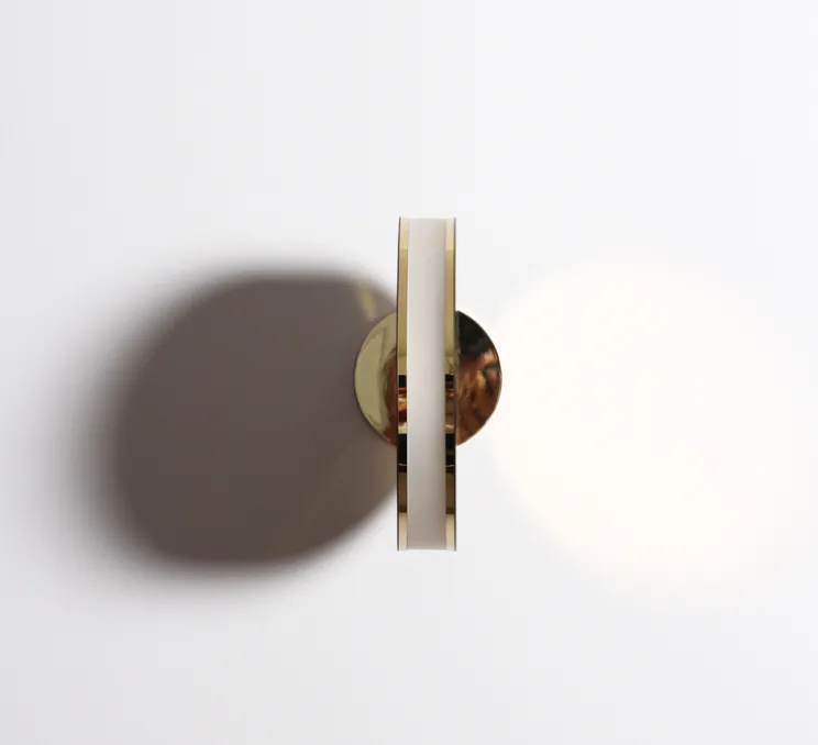 Applique murale, Myra, or, LED, 3000K, 350 lm, Ø20cm, H3cm - BACCARIS