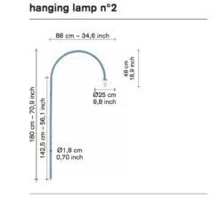 Applique*Valerie_Objects Applique murale, N°2, , L88cm, H180cm - vert