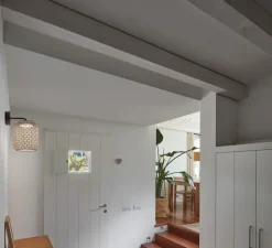 Applique*Bover Applique murale, Nans A/02 Outdoor, , IP66, LED, 2700K, 1450 lm, Ø29cm, H34,4cm - Brun graphite - Teinte beige