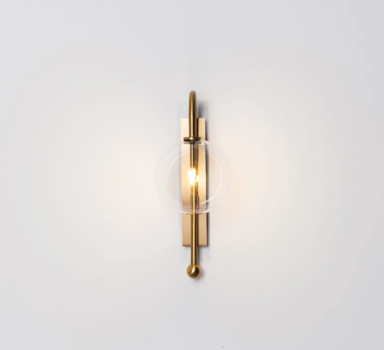 Applique*Schwung Applique murale, NAPLES , , L21cm, H37,5cm - laiton