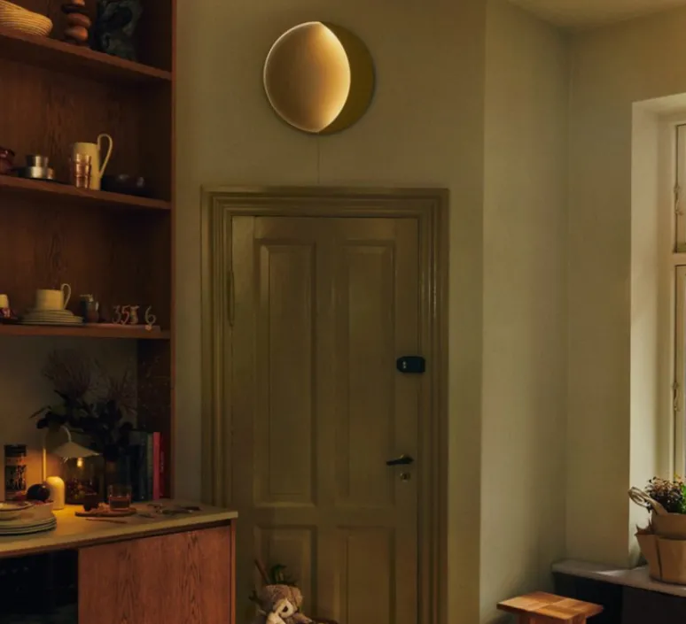 Enfants|Applique*Ferm Living Applique murale, Neba, , LED, dim, 2500K, 350 lm, Ø45,5cm, H3cm- Vert