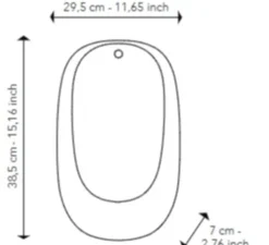 Applique murale, Nebula 04, bordeaux, L29,6cm, H38,5cm - Serax
