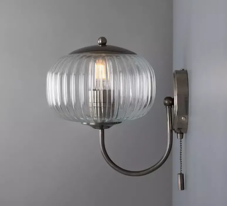 Applique*Mullan Lighting Applique murale, Nehir, , L20cm, H26cm - argent antique