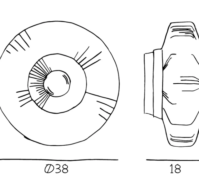 Applique*Design by us Applique murale, New Wave Optic XL, , Ø38cm, H18cm - transparent