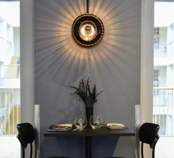 Applique*Design by us Applique murale, New Wave Optic, , Ø26cm, H15cm - fumé