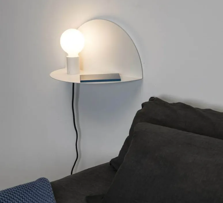 Applique*Faro Applique murale, Nit, gauche, , L40cm, H20cm - blanc mat