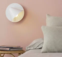 Applique murale, NOON, blanc, L21,1cm, H19cm - Faro