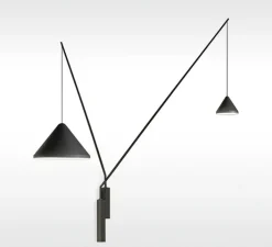 Applique*Vibia Applique murale, North, 5635, , LED, dim, 2700k, 1598 lm, L250cm, H175cm - noir