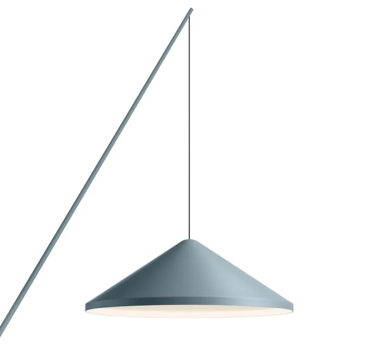 Applique*Vibia Applique murale, North, , LED, dim, 2700K, 1041 lm, Ø60cm, H195cm- bleu ciel