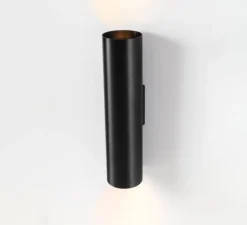 Applique murale, Nude Up/Down 70 2x, noir, Ø7cm, H28,7cm - Modular