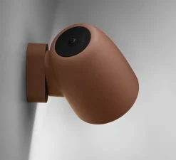 Applique*Bover Applique murale, Nut A/01 Outdoor, , IP66, LED, dim, 2700K, 950 lm, Ø15,5cm, H13,5cm - terracotta