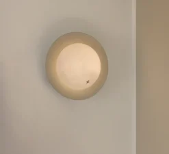 Applique murale, Nuvole Rapide, beige, LED, dim, 3000K, 2350 lm, Ø36cm, H22cm - OliveLab