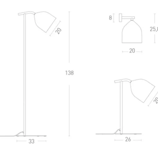 Applique murale, Odile, vert, Ø20cm, H25,8cm - LUMEN CENTER ITALIA