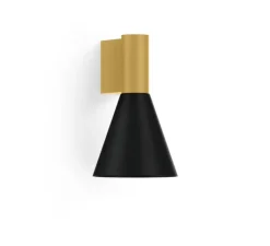 Applique*Wever&Ducré Applique murale, Odrey 1.4, , L12,4cm, H20,5cm - noir et or