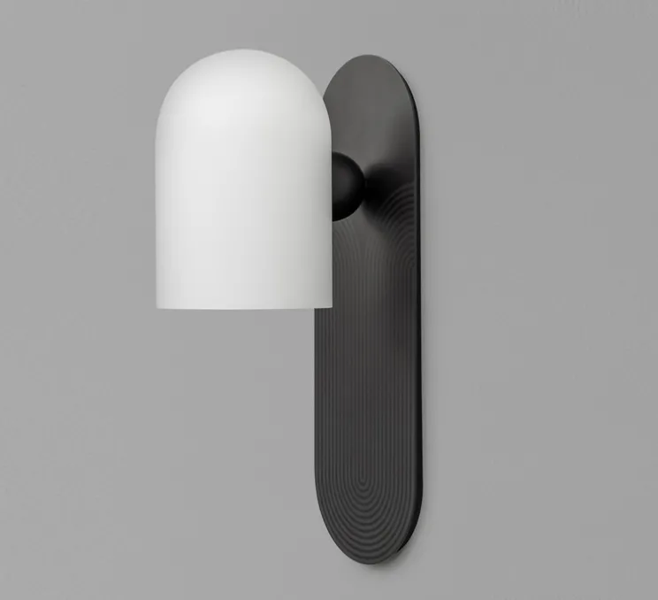 Applique murale, Odyssey Kyoto Medium, noir, L10,5cm, H30,5cm - Schwung