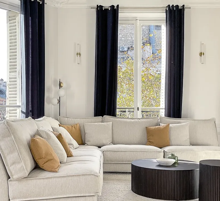 Applique*Schwung Applique murale, Odyssey Medium, opalin et laiton, L10,5cm, H30,5cm - opalin et laiton poli