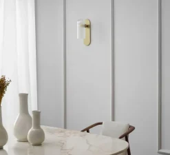 Applique*Schwung Applique murale, Odyssey Paris, , L10,5cm, H30,5cm - laiton