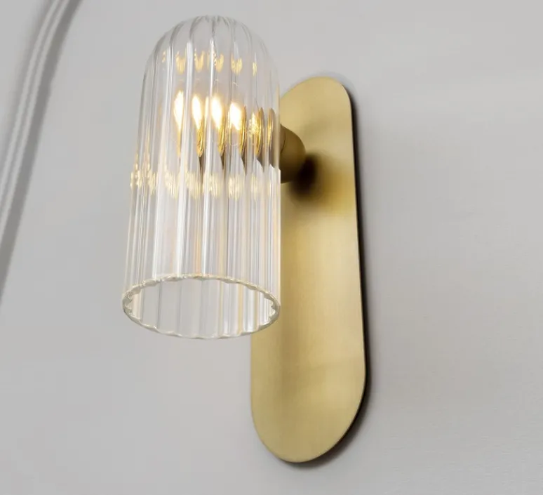 Applique*Schwung Applique murale, Odyssey Paris, , L10,5cm, H30,5cm - laiton