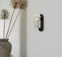 Applique murale, Odyssey Paris, noir, L10,5cm, H30,5cm - Schwung