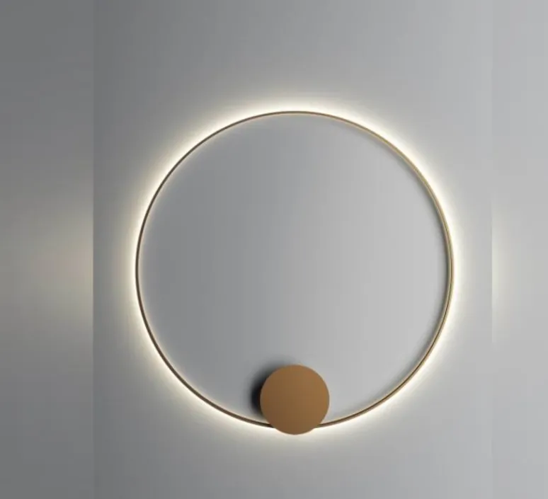 Applique*Fabbian Applique murale, Olympic F45, , IP40,LED, 2700k, Ø140cm, P5cm - bronze