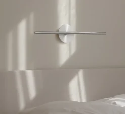 Applique*Umage Applique murale, Omni Wall, , LED, dim, 2700K, 1000 lm, L74cm, H16,6cm - acier brossé
