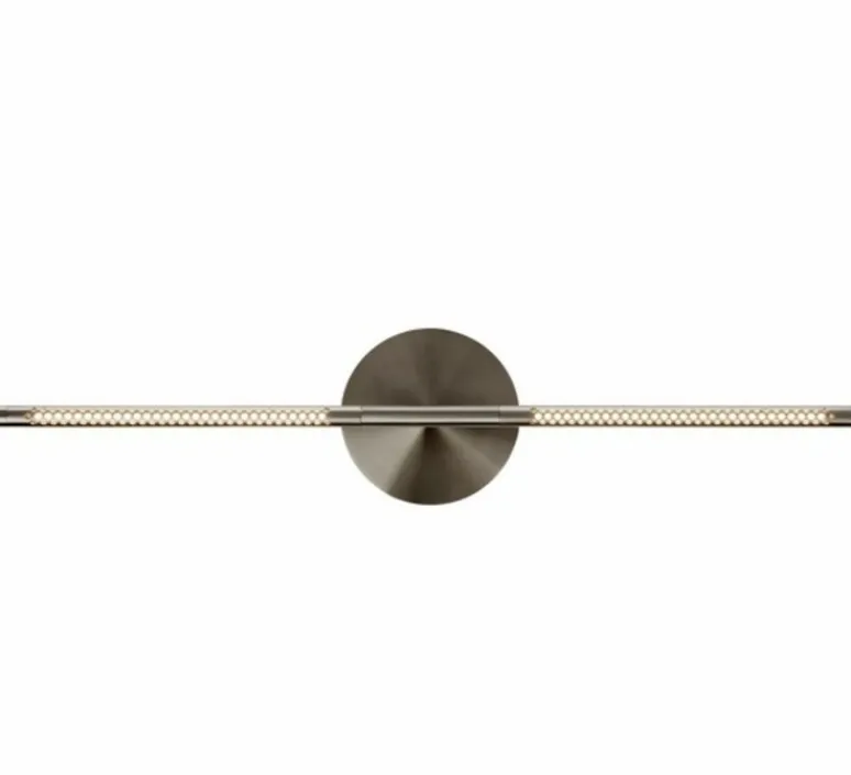 Applique*Umage Applique murale, Omni Wall, , LED, dim, 2700K, 1000 lm, L74cm, H16,6cm - acier brossé