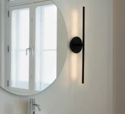 Applique*Umage Applique murale, Omni Wall, , LED, dim, 2700K, 1000 lm, L74cm, H16,6cm - noir