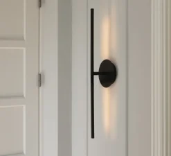 Applique*Umage Applique murale, Omni Wall, , LED, dim, 2700K, 1000 lm, L74cm, H16,6cm - noir