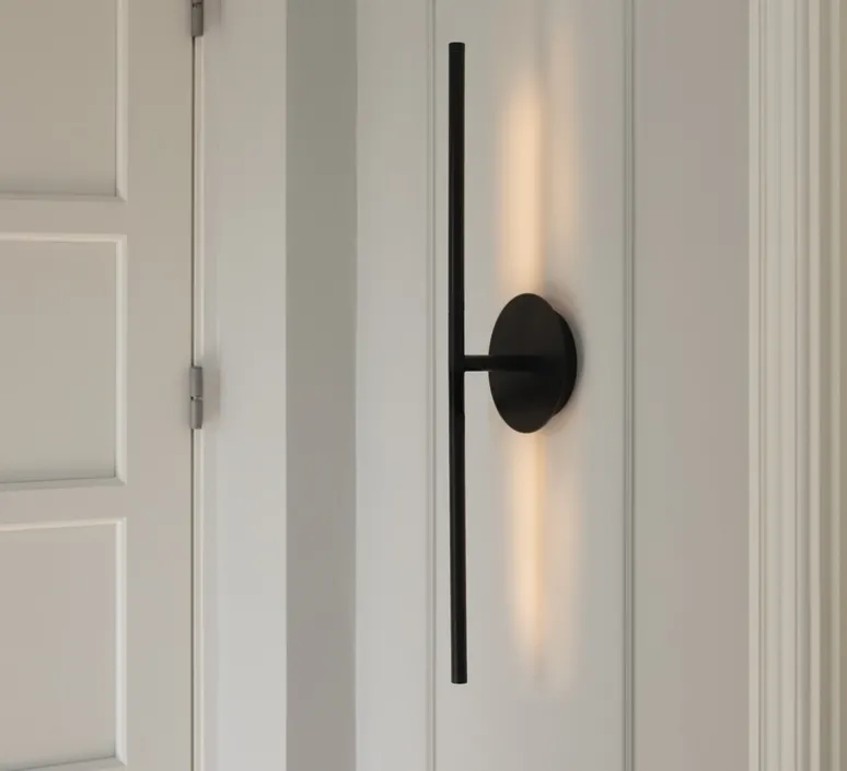 Applique*Umage Applique murale, Omni Wall, , LED, dim, 2700K, 1000 lm, L74cm, H16,6cm - noir