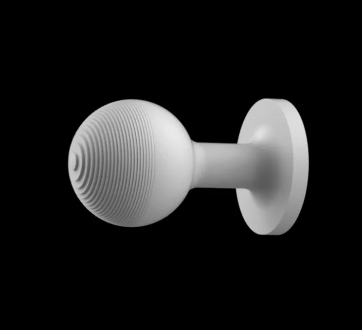 Applique murale, One + Knob, gris, LED, dim, 2700K, 245 lm, L11,7cm, H5cm - Tonone