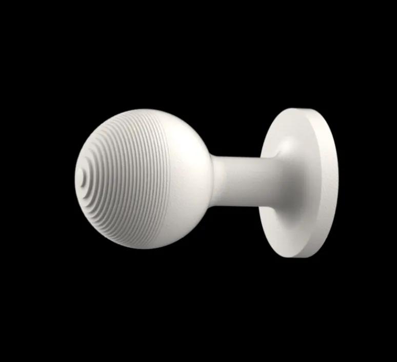Applique*Tonone Applique murale, One + Knob, , LED, dim, 2700K, 245 lm, L11,7cm, H5cm - blanc