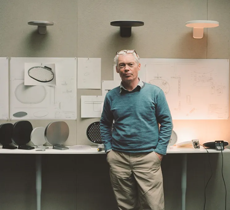 Applique murale, Oplight 1, blanc texturé, LED, 2700K, 1290lm, L22cm, H9,5cm - Flos