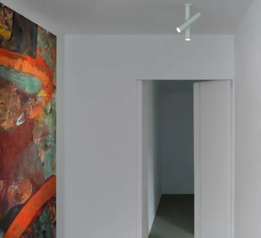 Applique murale, orientable, Tubes, dim. Triac, blanc, LED, 2700K, 380lm, ∅6,9cm, H24cm - Nemo Lighting