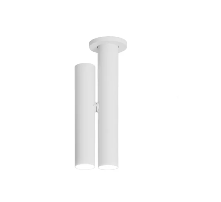 Applique murale, orientable, Tubes, dim. Triac, blanc, LED, 2700K, 380lm, ∅6,9cm, H24cm - Nemo Lighting