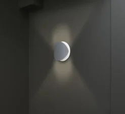 Applique*Faro Applique murale, orientable, Ovo, , Ø24cm - blanc