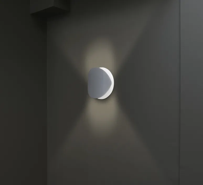 Applique*Faro Applique murale, orientable, Ovo, , Ø24cm - blanc