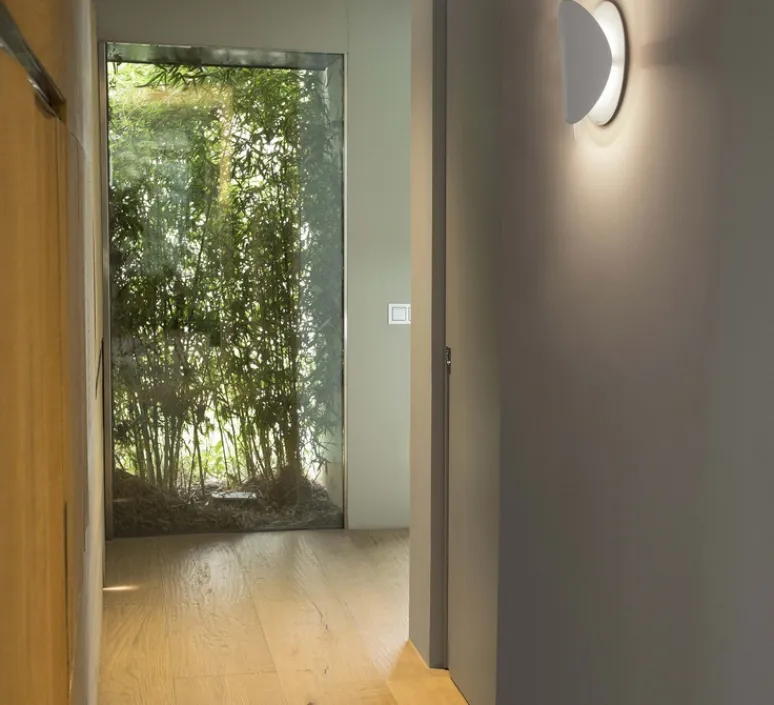 Applique*Faro Applique murale, orientable, Ovo, , Ø24cm - blanc