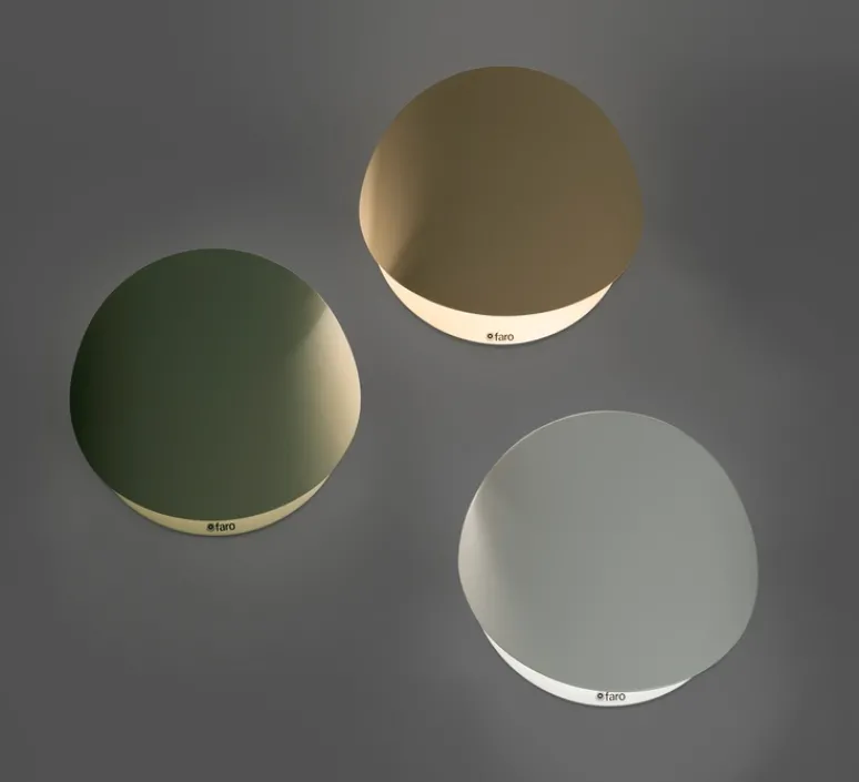 Applique*Faro Applique murale, orientable, Ovo, , Ø24cm - blanc