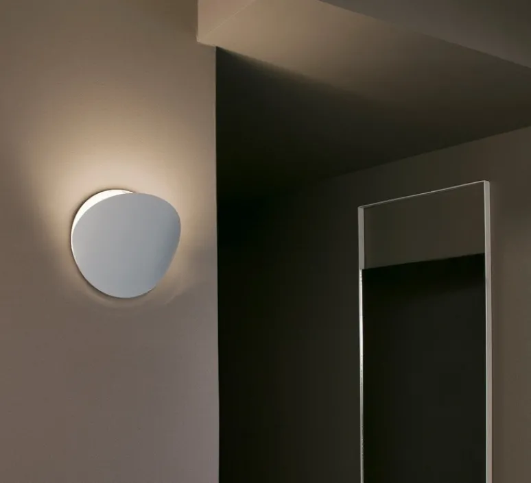 Applique*Faro Applique murale, orientable, Ovo, , Ø24cm - blanc