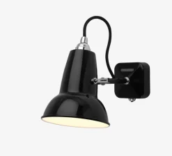Applique*Anglepoise Applique murale, Original 1227 Mini, jet black, Ø13cm, H14cm - noir