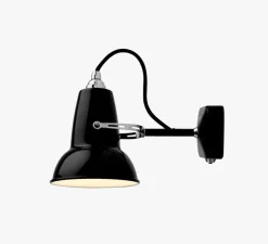 Applique*Anglepoise Applique murale, Original 1227 Mini, jet black, Ø13cm, H14cm - noir