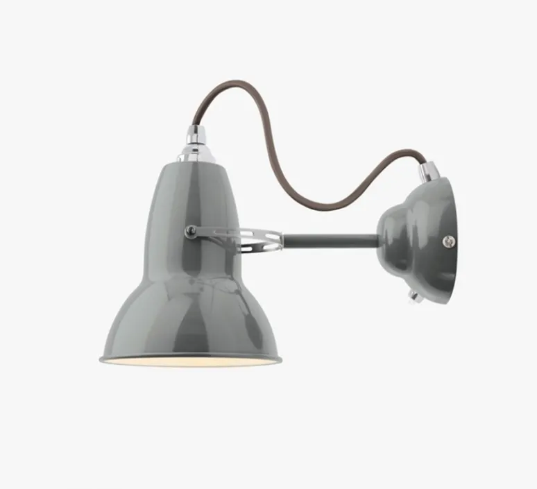 Applique*Anglepoise Applique murale, Original 1227, gris clair, Ø14cm, H16cm - gris souris