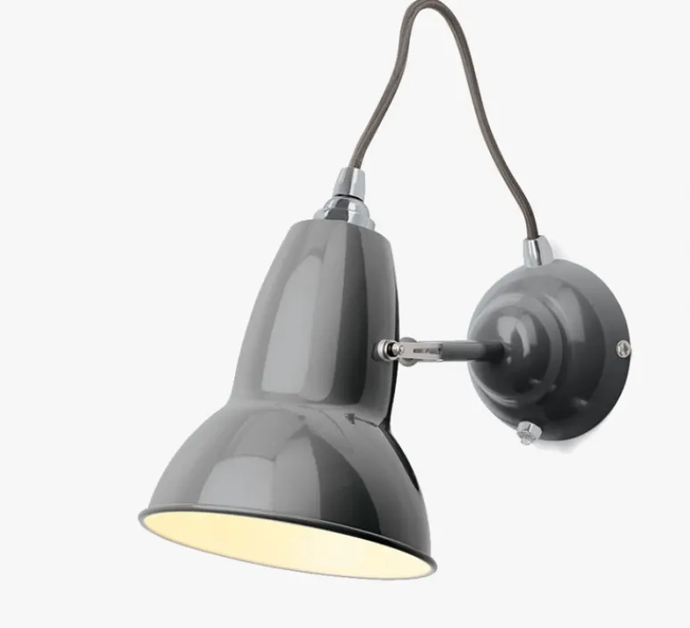 Applique*Anglepoise Applique murale, Original 1227, gris clair, Ø14cm, H16cm - gris souris