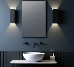 Applique*Astro Applique murale, Oslo 255 LED, , IP65, LED, 3000K, 270 lm, L9cm, H25,5cm - noir texturé