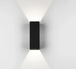 Applique*Astro Applique murale, Oslo 255 LED, , IP65, LED, 3000K, 270 lm, L9cm, H25,5cm - noir texturé