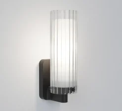 Applique murale, Ottavino wall, noir mat, IP44, L8,2cm, H26,7cm - Astro